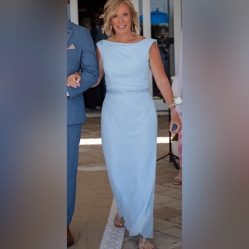 Elegant Blue Evening Dress